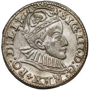 Zygmunt III Waza, Trojak Ryga 1588 - mała głowa 