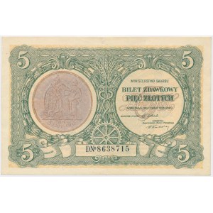 5 złotych 1925 - D - Konstytucja
