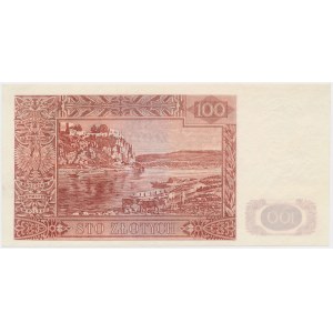 Emigracja 100 złotych 1939 - H 000000 - znak wodny od 10 złotych