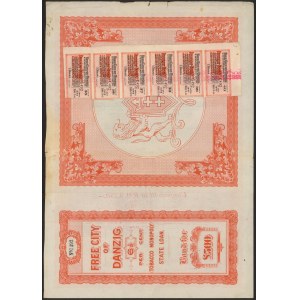 Gdańsk, Tobacco Monopoly, 500 funtów 1927