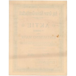 Piła, Aug. Gruse Aktien-Gesellschaft, 1.000 mk 1922