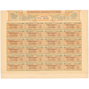 Tustanowice,Tustanovice Petroleum Ltd., 125 francs 31.10.1908