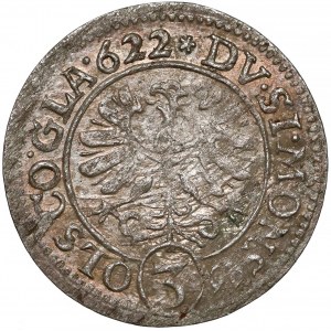 Śląsk, Henryk Wacław i Karol Fryderyk, 3 krajcary 1622 HT, Oleśnica