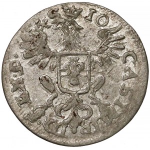 Jan II Kazimierz, Dwugrosz Wschowa 1650 - wąska korona
