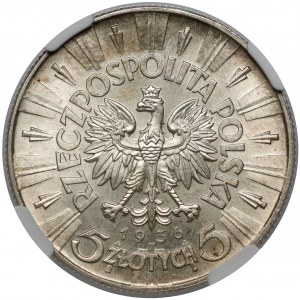 Piłsudski 5 złotych 1936