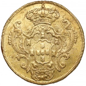 Brazylia / Portugalia, Maria I i Pedro III, 4 escudo (peca) 1782