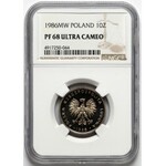 LUSTRZANKA 10 złotych 1986