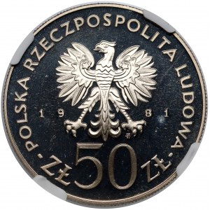 LUSTRZANKA 50 złotych 1981 Sikorski