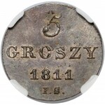 Księstwo Warszawskie, 5 groszy 1811 IS