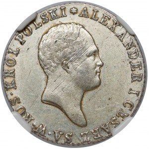 Aleksander I, 1 złoty 1818 IB - bardzo ładny