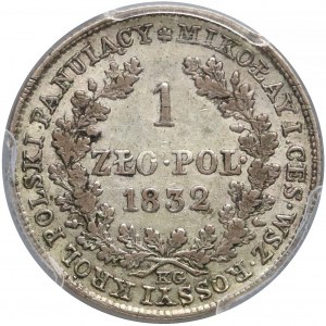 Mikołaj I, 1 złoty polski 1832 KG