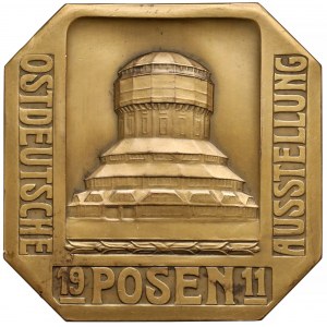 Medal Wschodnioniemiecka Wystawa Przemysłu... Poznań 1911 - rzadki
