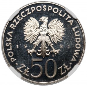 LUSTRZANKA, 50 złotych 1981 FAO Światowy Dzień