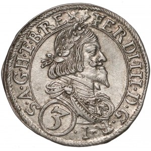 Austria, Graz, Ferdynand III, 3 krajcary 1651