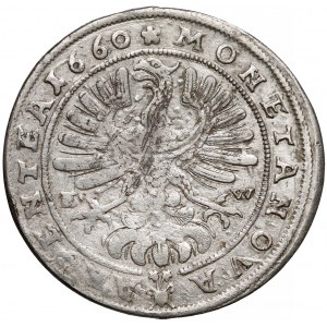 Śląsk, Jerzy III brzeski, 15 krajcarów 1660 EW, Brzeg