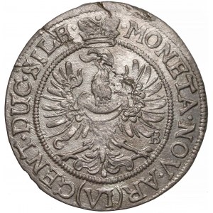 Śląsk, Ludwika Regentka, 6 krajcarów 1673 CB, Brzeg