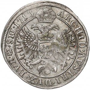 Śląsk, Karol VI, 6 krajcarów 1713, Wrocław 