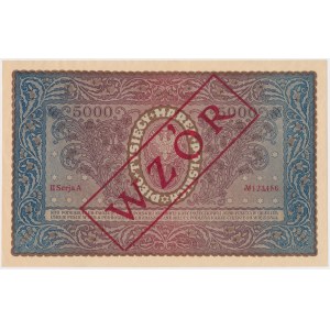 5.000 mkp 02.1920 - WZÓR - II Serja A