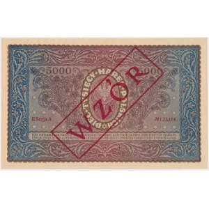 5.000 mkp 02.1920 - WZÓR - II Serja A