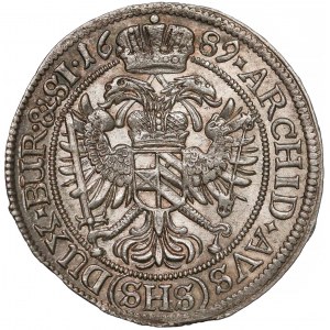 Śląsk, Leopold I, 6 krajcarów 1689 SHS, Wrocław