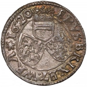 Śląsk, Karol Austriacki, 3 krajcary 1620, Nysa