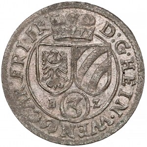 Śląsk, Henryk Wacław i Karol Fryderyk, 3 krajcary 1622 BZ, Oleśnica