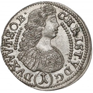 Śląsk, Ks. Oleśnickie, Chrystian Ulryk, 1 krajcar 1684, Oleśnica