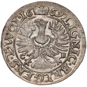 Śląsk, Chrystian wołowski, 3 krajcary 1669 CB, Brzeg - inne pop. 