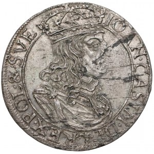 Jan II Kazimierz, Szóstak Kraków 1660 TLB - naramiennik