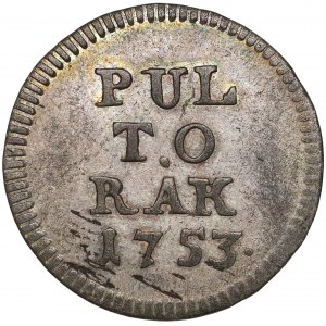 August III Sas, Półtorak Lipsk 1753 - PULTORAK