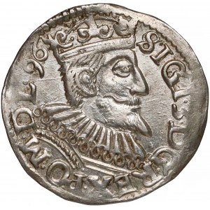 Zygmunt III Waza, Trojak Wschowa 1596 - bardzo ładny