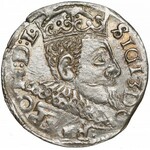 Zygmunt III Waza, Trojak Wschowa 1597 - POMYLONE znaki - RZADKI