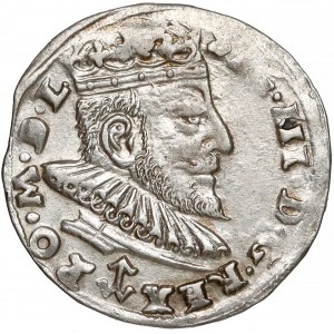 Zygmunt III Waza, Trojak Wilno 1590 - Chalecki - bardzo ładny 