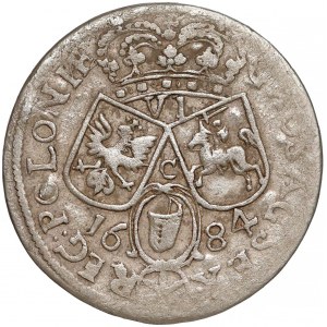 Sobieski, Szóstak Kraków 1684 - C - w koronie