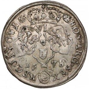 Sobieski, Szóstak Bydgoszcz 1678 - w kole - CIEKAWY