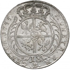 Fryderyk III Wielki, Ort pruski bity na wzór POLSKI 1755, Wrocław