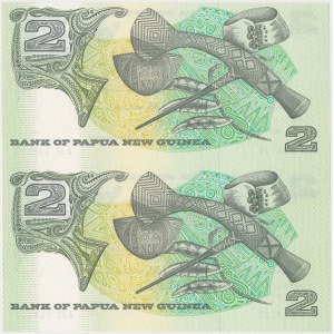 Papua New Guinea, 2 Kina 1981 - uncut 2 pcs