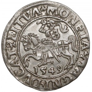 Zygmunt II August, Półgrosz Wilno 1549
