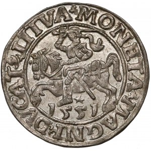 Zygmunt II August, Półgrosz Wilno 1551 - rzadszy