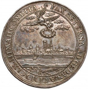 Jan II Kazimierz, Donatywa w srebrze Gdańsk 1660 (Höhn) - b.rzadka