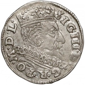 Zygmunt III Waza, Trojak Wilno 1602 - Łabędź - b. rzadki