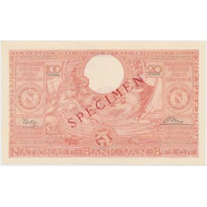 Belgium, 100 Francs = 20 Belgas ND (1944) SPECIMEN