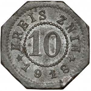 Żnin (Znin), 10 fenigów 1918