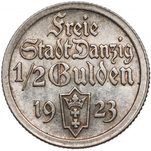 Gdańsk, 1/2 guldena 1923