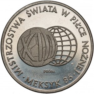 Próba NIKIEL 1.000 złotych 1986 MŚ w Piłce Nożnej Meksyk