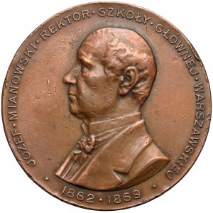 Medal Józef Mianowski - Szkoła Główna w W-wa 1912