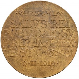 Medal Otwarcie Pierwszego Sejmu Ustawodawczego 1919