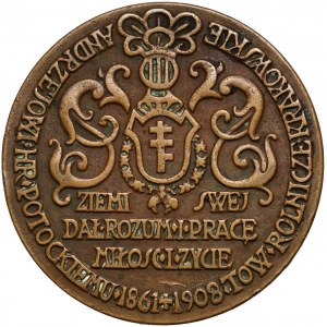 Medal Pamięci Andrzeja Potockiego 1908 - rzadki