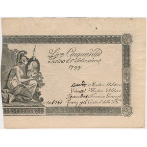 Italy, Torino 50 Lire 1799