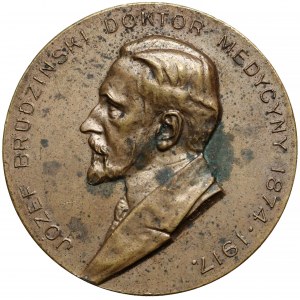 Medal Józef Brudziński Uniwersytet Warszawski 1917 - rzadki